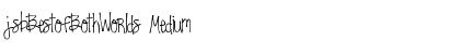 Download jsbBestofBothWorlds Medium Font Title Preview