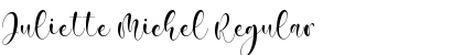 Download Juliette Michel Regular Font Title Preview