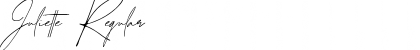 Download Juliette Regular Font Title Preview