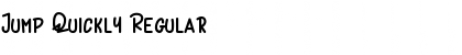 Download Jump Quickly Regular Font Title Preview
