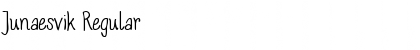 Download Junaesvik Regular Font Title Preview