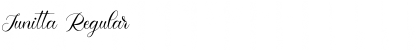 Download Junitta Regular Font Title Preview
