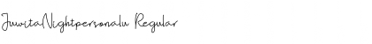 Download JuwitaNightpersonalu Regular Font Title Preview