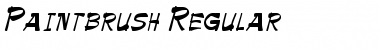 Download Paintbrush Regular Font Title Preview