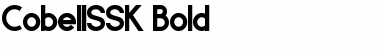 Download CobellSSK Bold Font Title Preview