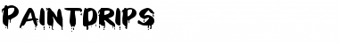 Download Paintdrips Regular Font Title Preview