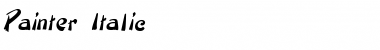 Download Painter Italic Font Title Preview