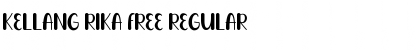 Download Kellang Rika FREE Regular Font Title Preview