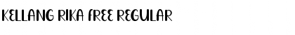 Download Kellang Rika FREE Regular Font Title Preview