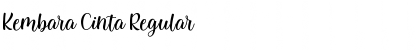 Download Kembara Cinta Regular Font Title Preview