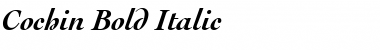 Download Cochin Bold Italic Font