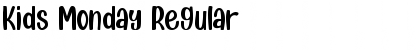 Download Kids Monday Regular Font Title Preview