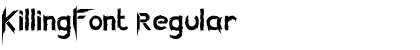 Download KillingFont Regular Font Title Preview