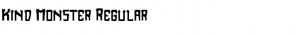 Download Kind Monster Regular Font Title Preview