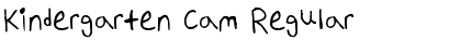 Download Kindergarten Cam Regular Font Title Preview