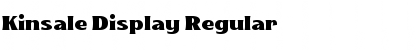 Download Kinsale Display Regular Font Title Preview