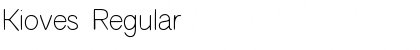 Download Kioves Regular Font Title Preview