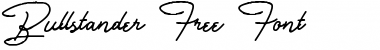 Download Bull Stander Free Demo Regular Font Title Preview