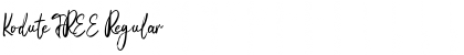 Download Kodute FREE Regular Font Title Preview