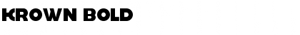Download krown Bold Font Title Preview