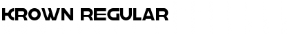 Download krown Regular Font Title Preview
