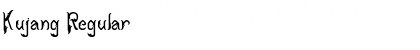 Download Kujang Regular Font Title Preview