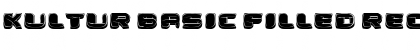 Download Kultur Basic Filled Regular Font Title Preview