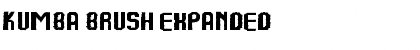 Download Kumba Brush Expanded Font Title Preview