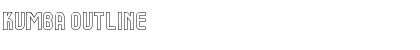 Download Kumba Outline Font Title Preview