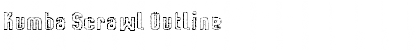 Download Kumba Scrawl Outline Font Title Preview