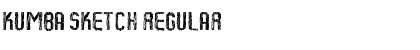 Download Kumba Sketch Regular Font Title Preview