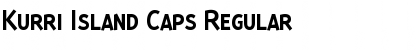 Download Kurri Island Caps Regular Font Title Preview