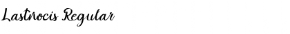 Download Lastnocis Regular Font Title Preview