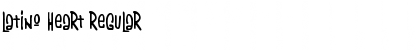 Download Latino Heart Regular Font Title Preview
