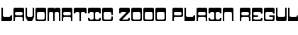 Download Lavomatic 2000 Plain Regular Font Title Preview