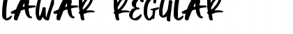 Download Lawar Regular Font Title Preview
