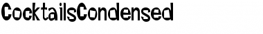 Download CocktailsCondensed Regular Font Title Preview