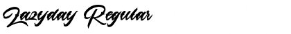 Download Lazyday Regular Font Title Preview