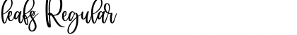 Download leafs Regular Font Title Preview