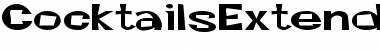 Download CocktailsExtended Regular Font Title Preview