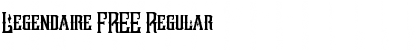 Download Legendaire FREE Regular Font Title Preview