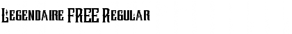 Download Legendaire FREE Regular Font Title Preview