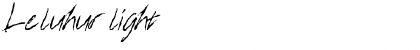 Download Leluhur light Font Title Preview