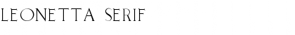 Download Leonetta Serif Font Title Preview