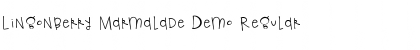 Download Lingonberry Marmalade Demo Regular Font Title Preview