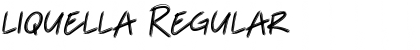 Download liquella Regular Font Title Preview