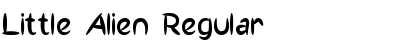 Download Little Alien Regular Font Title Preview