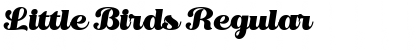 Download Little Birds Regular Font Title Preview