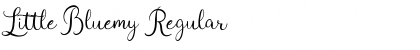 Download Little Bluemy Regular Font Title Preview