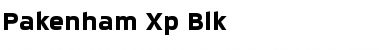 Download Pakenham Xp Blk Regular Font Title Preview